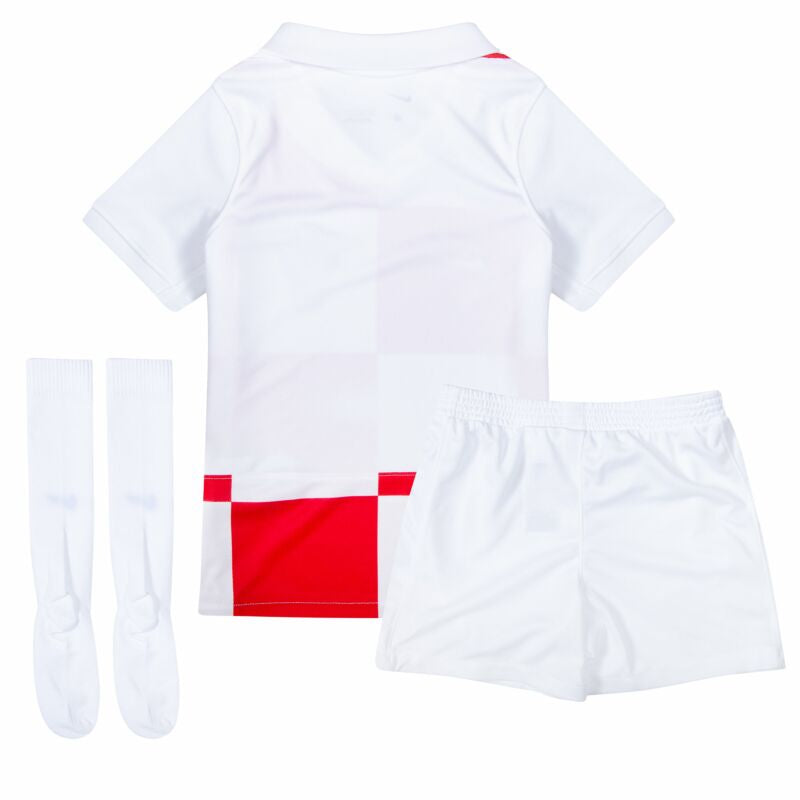 T-shirt and Shorts per Kind Croatia Home 24/25 -Sokken