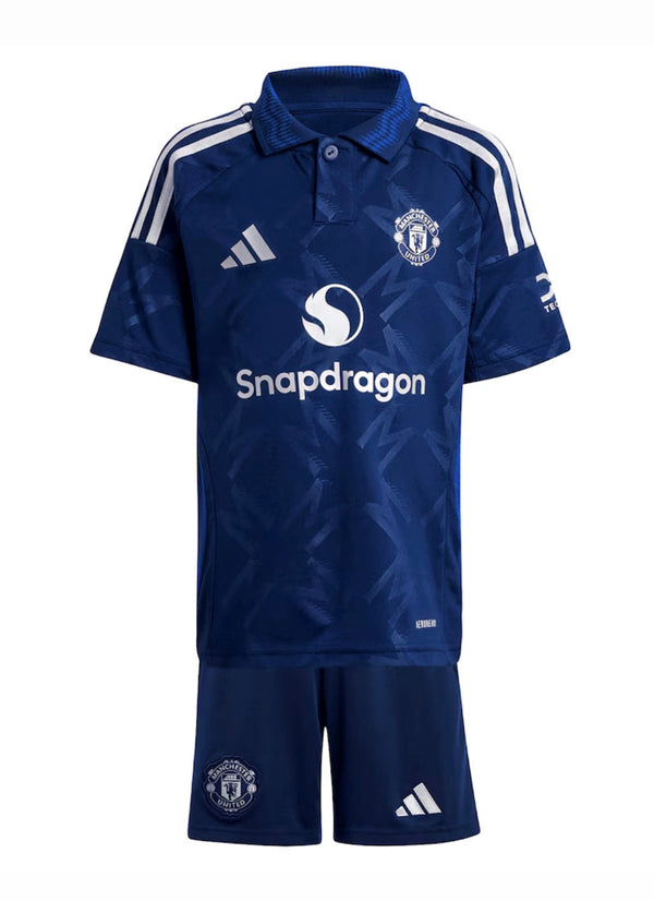 T-shirt and Shorts per Kind Manchester United Away 24/25