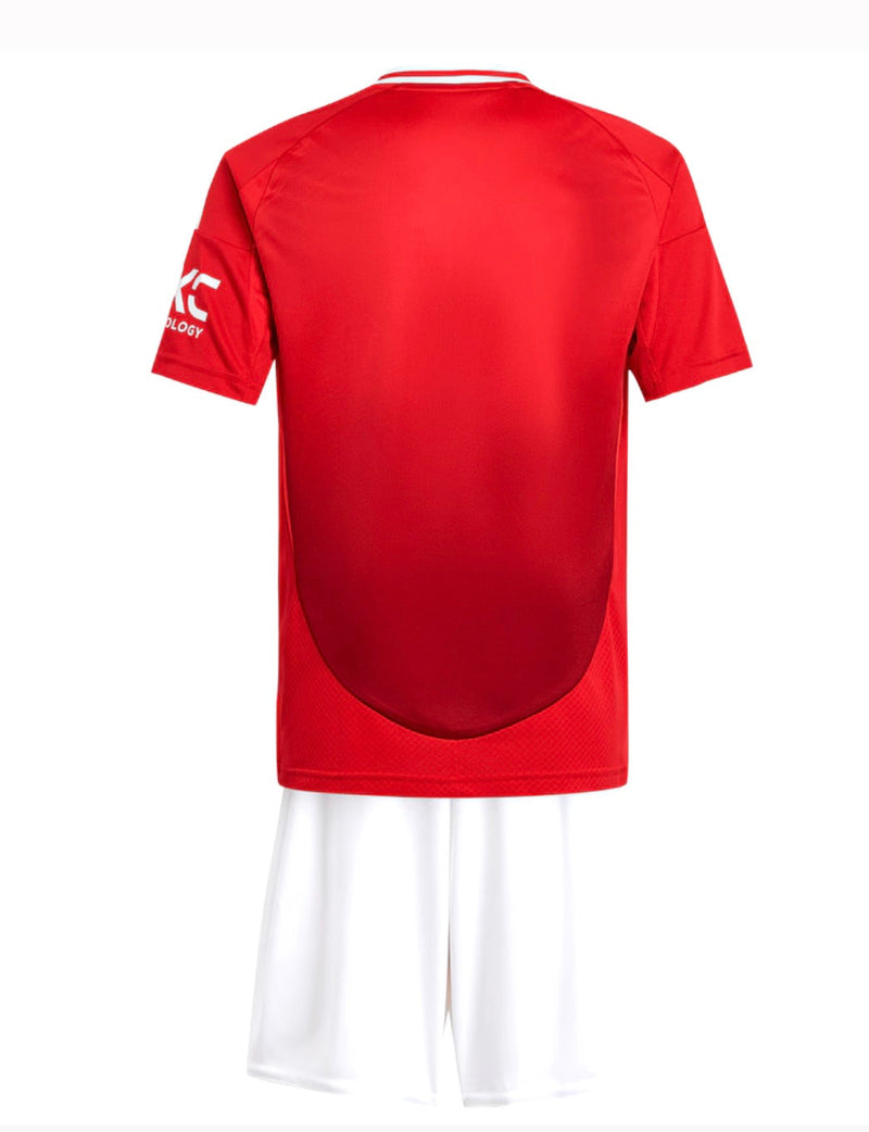 T-shirt and Shorts per Kind Manchester United Home 24/25