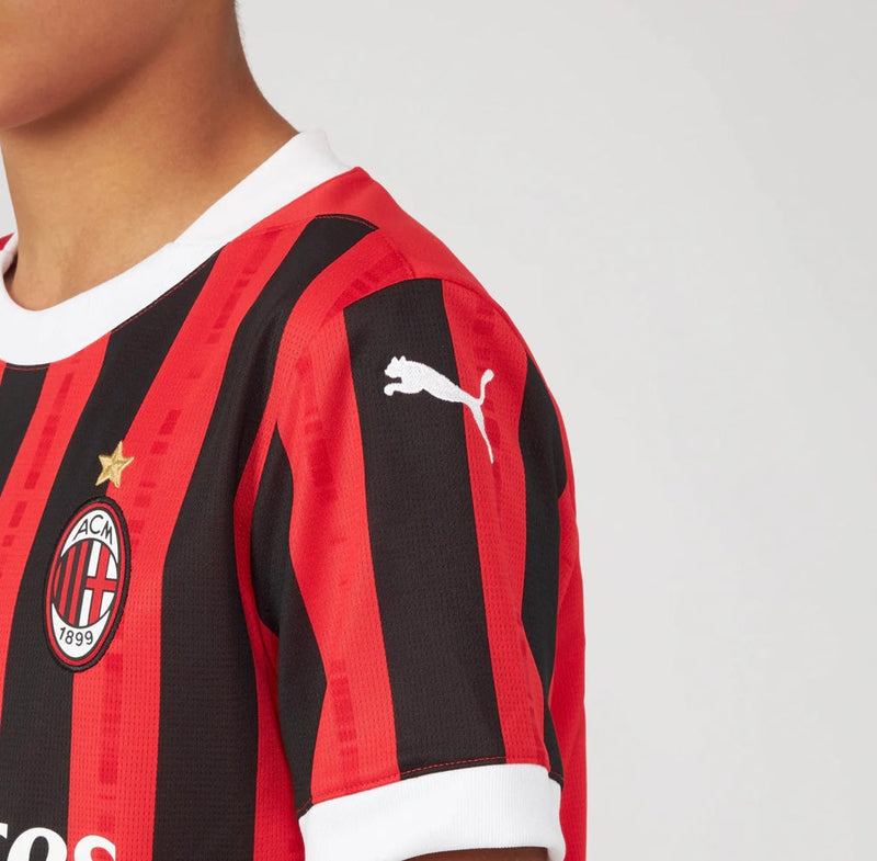 T-shirt and Shorts per Kind AC MILAN Home 24/25