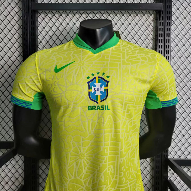 Shirt Brazil Home 24/25 - Spelerversie