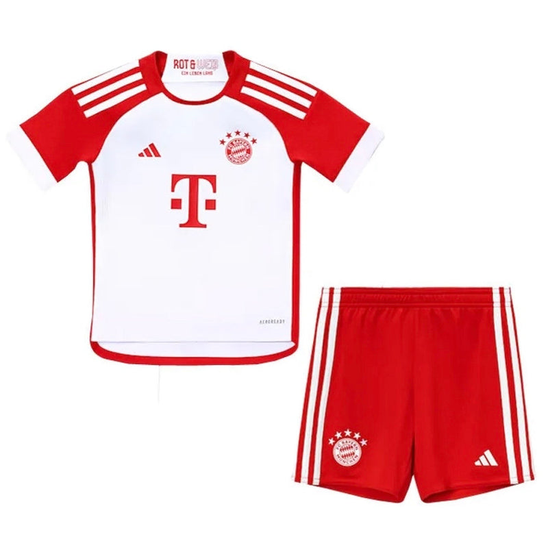 T-shirt and Shorts per Kind Bayern Monaco Home 23/24