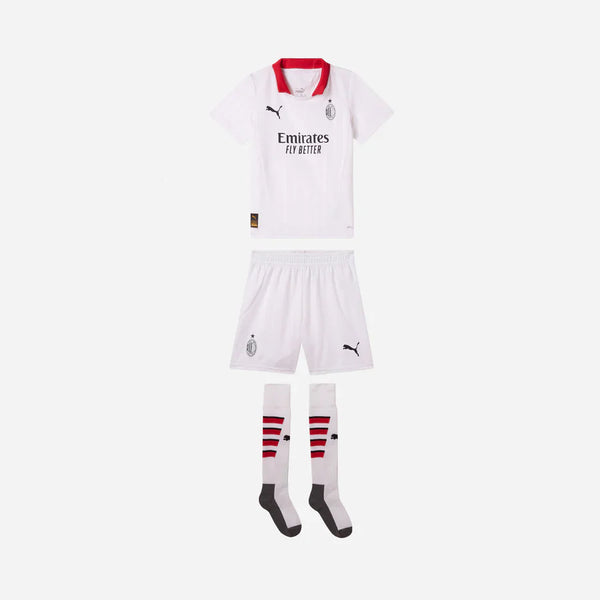 T-shirt and Shorts per Kind AC MILAN Away 24/25 -Calzini