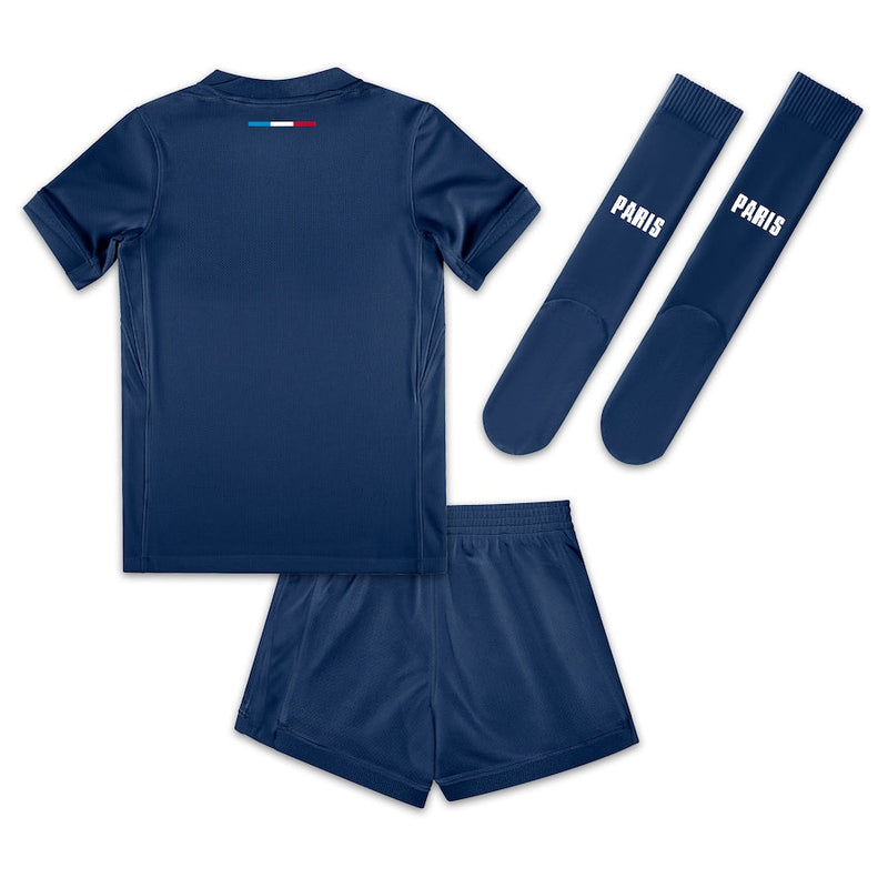 T-shirt and Shorts per Kind PSG Home 24/25 -Sokken