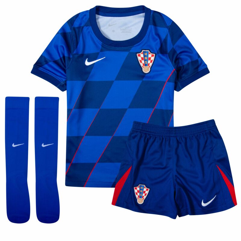 T-shirt and Shorts per Kind Croatia Away 24/25 -Sokken