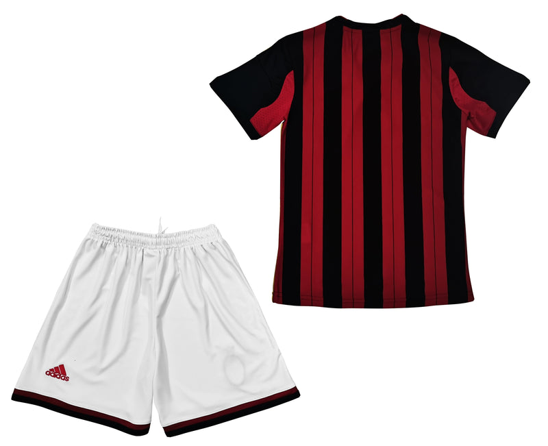 T-shirt and Shorts per Kind AC MILAN Home Retro 13/14