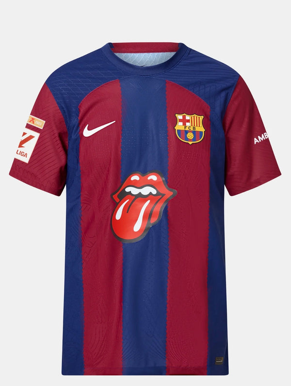 SHIRT FC BARCELONA x THE ROLLING STONES 23/24 Spelerversie - Limited Edition - Patch LaLiga Winners