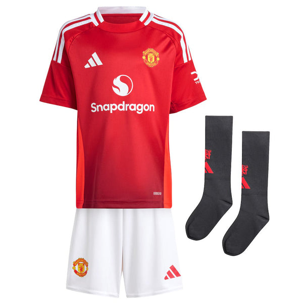 T-shirt and Shorts per Kind Manchester United Home 24/25 -Sokken