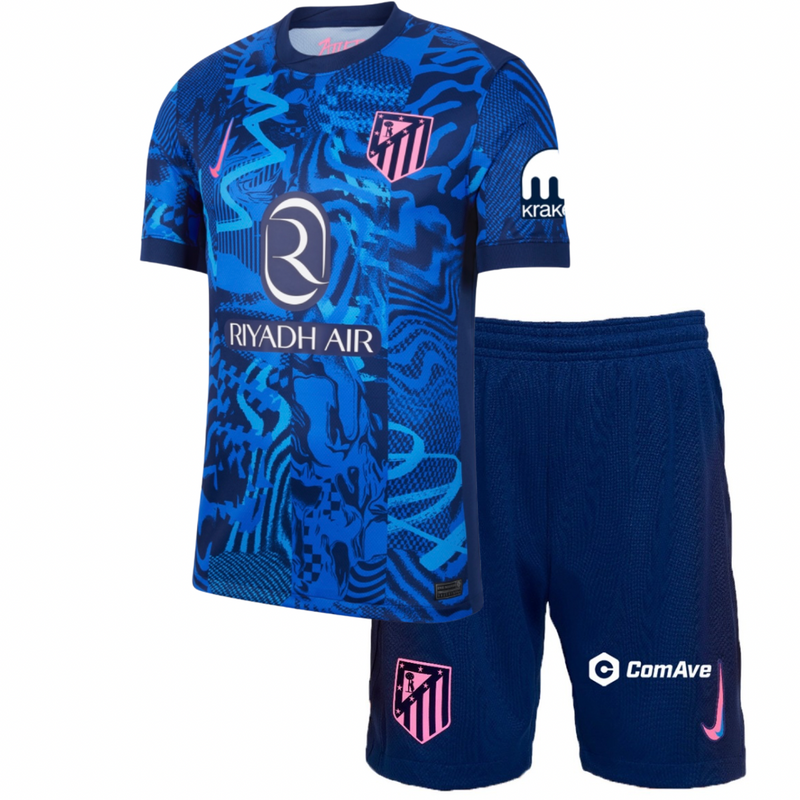 T-shirt and Shorts per Kind Atletico de Madrid Third 24/25