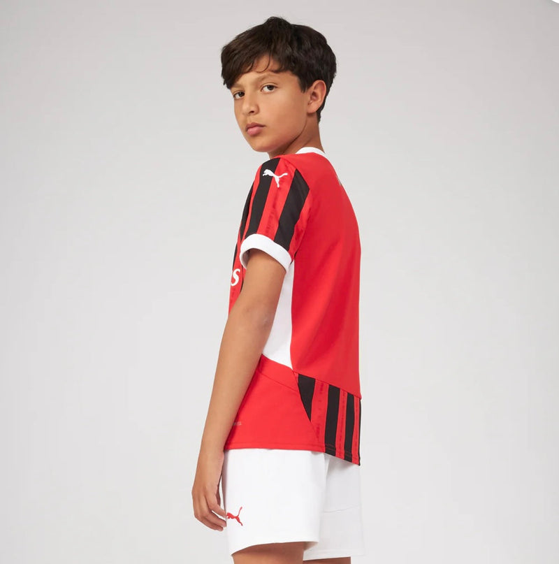 T-shirt and Shorts per Kind AC MILAN Home 24/25