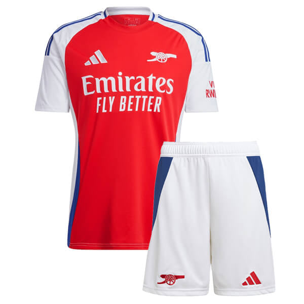 T-shirt and Shorts per Kind Arsenal Home 24/25