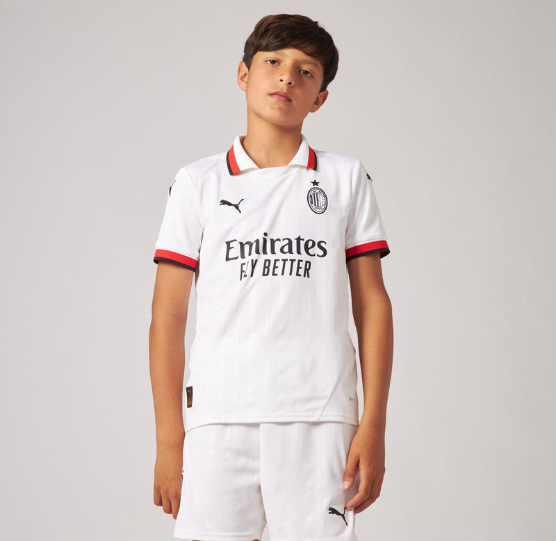 T-shirt and Shorts per Kind AC MILAN Away 24/25