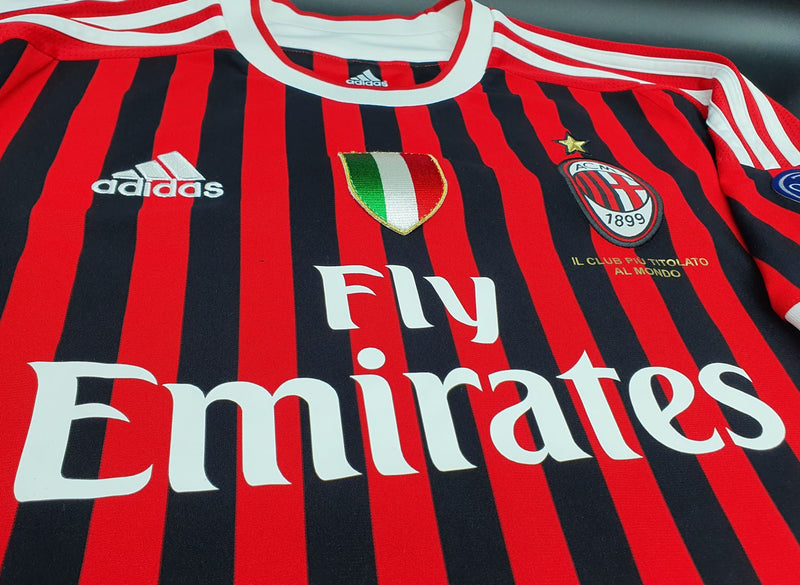 Shirt Retro AC Milan 11/12 -Patch and Scudetto