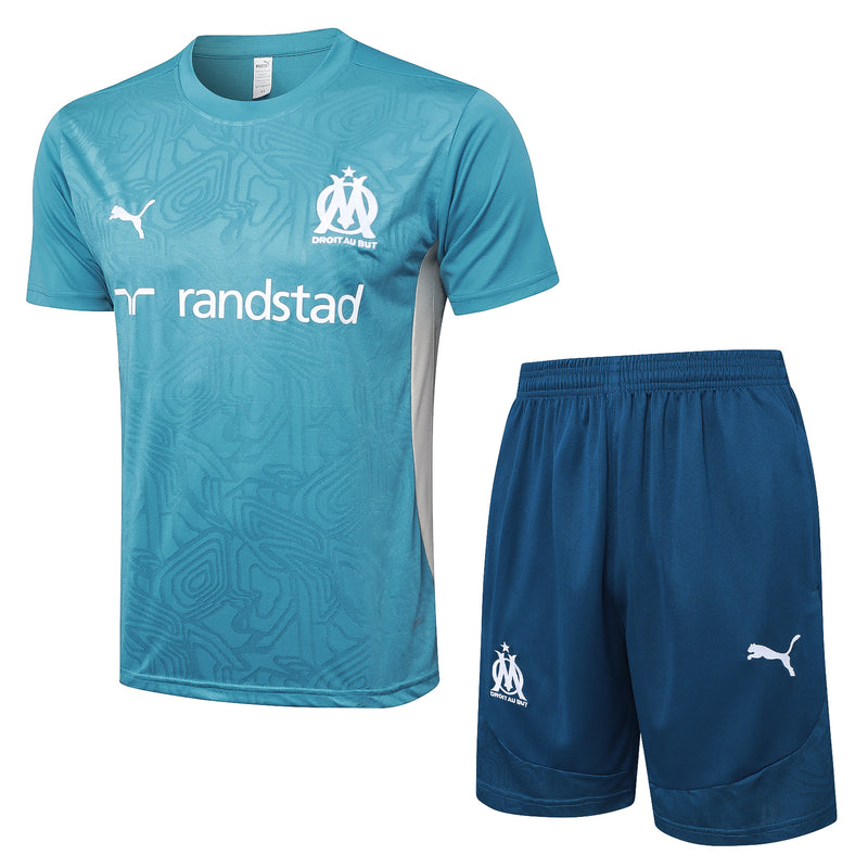 Shirt and Shorts Training Olympique de Marseille Kind 24/25