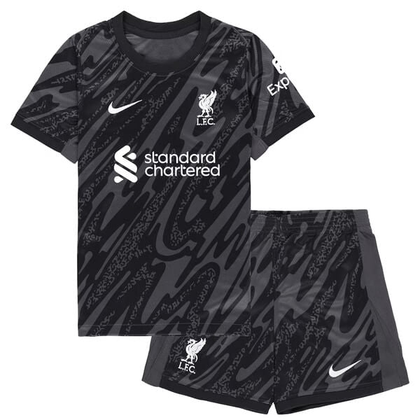 T-shirt and Shorts per Kind Liverpool Portiere 24/25