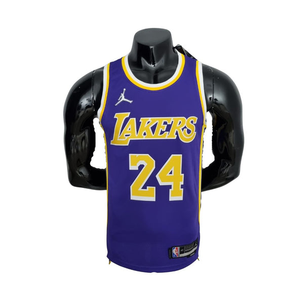 75° Verjaardag BRYANT#24 Los Angeles Lakers Jordan Shirt Viola NBA