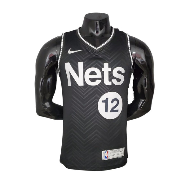 Shirt NBA 2021 HARRIS#12 Brooklyn Nets Extra Edition Nera