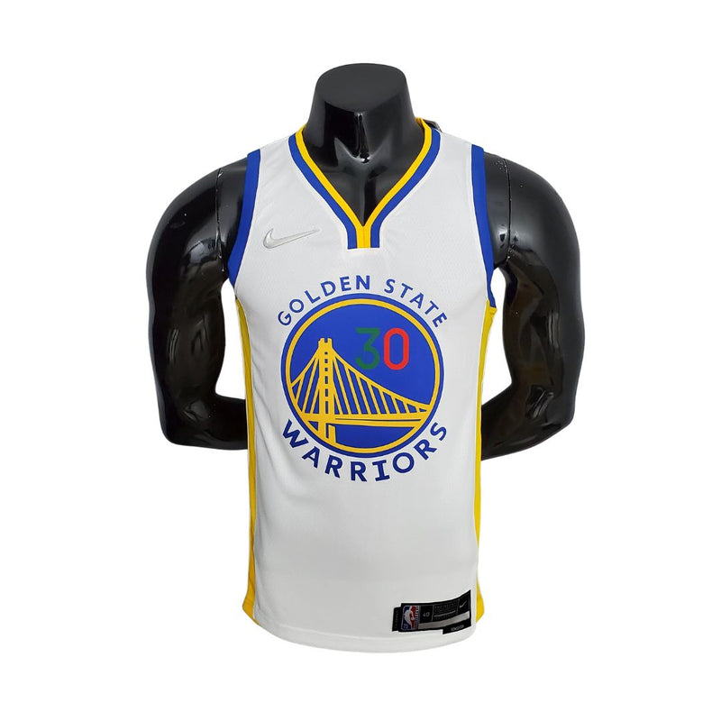 Shirt NBA bianca n. 30 Edizione Messico Golden State Warriors Curry 75° Verjaardag