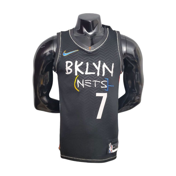 Shirt Brooklyn Nets DURANT#7 City Edition nera NBA