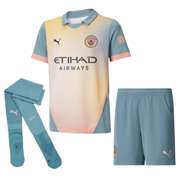 T-shirt and Shorts per Kind Manchester City 'Definitely City' 24/25 -Sokken