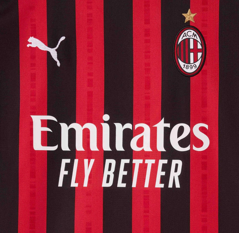 T-shirt and Shorts per Kind AC MILAN Home 24/25