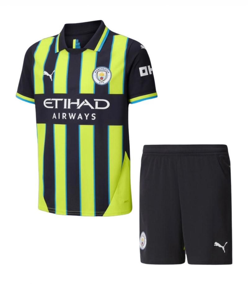 T-shirt and Shorts per Kind Manchester City Away 24/25