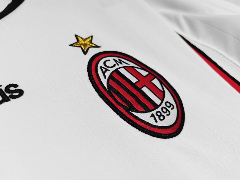 SHIRT AC MILAN Retro Away 06/07 MANICHE LUNGHE -Patch