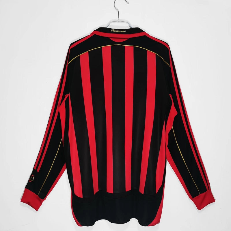 SHIRT AC MILAN Retro Home 06/07 MANICHE LUNGHE