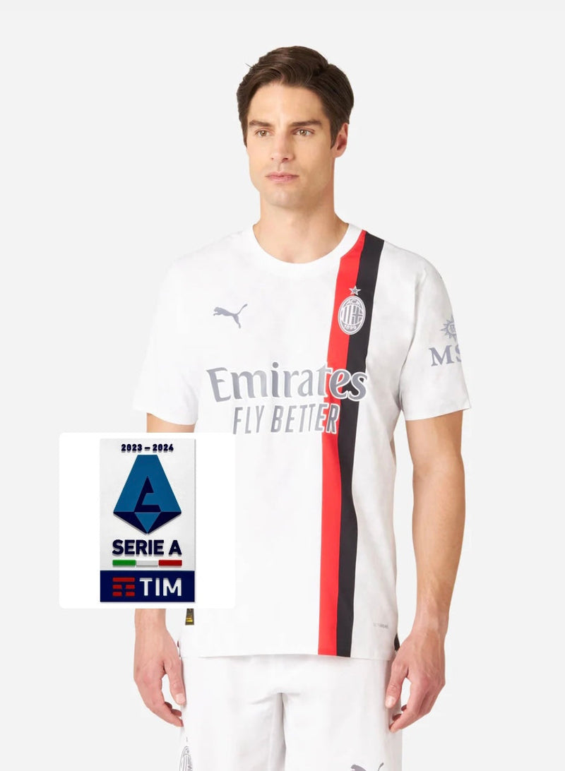 Shirt AC Milan Away Spelerversie 23/24 -Patch serie A