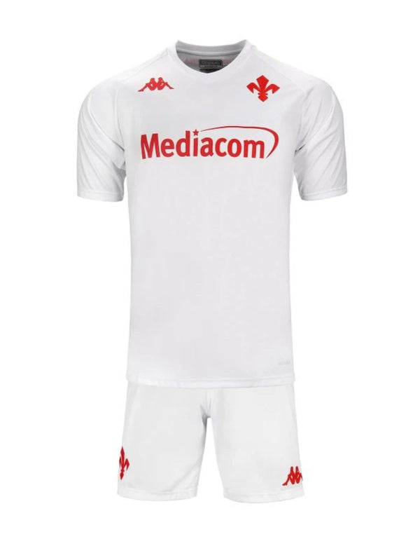 T-shirt and Shorts per Kind Fiorentina Away 24/25