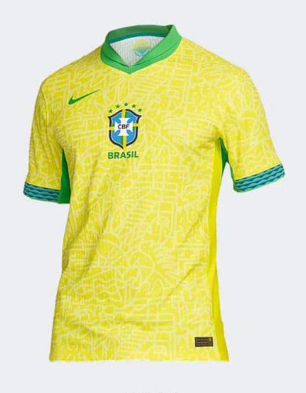 Shirt Brazil Home Giallo 24/25