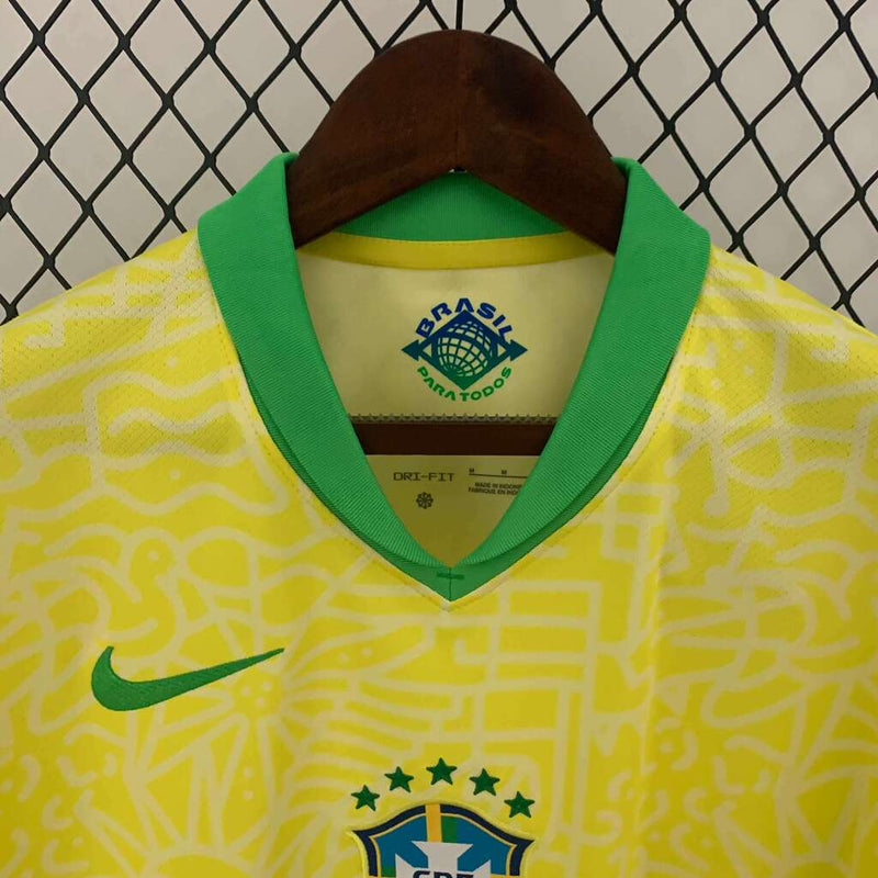 Shirt Brazil Home Giallo 24/25