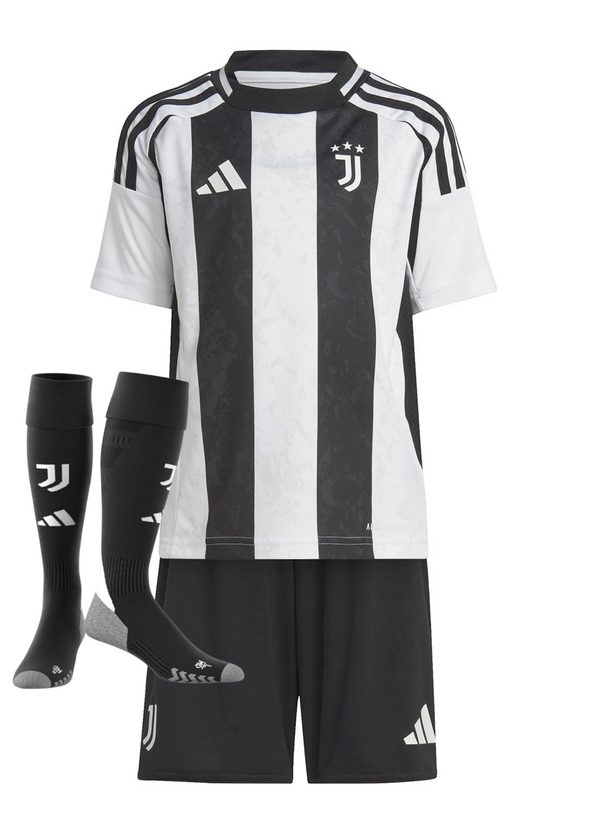 T-shirt and Shorts per Kind Juventus Home 24/25 -Sokken