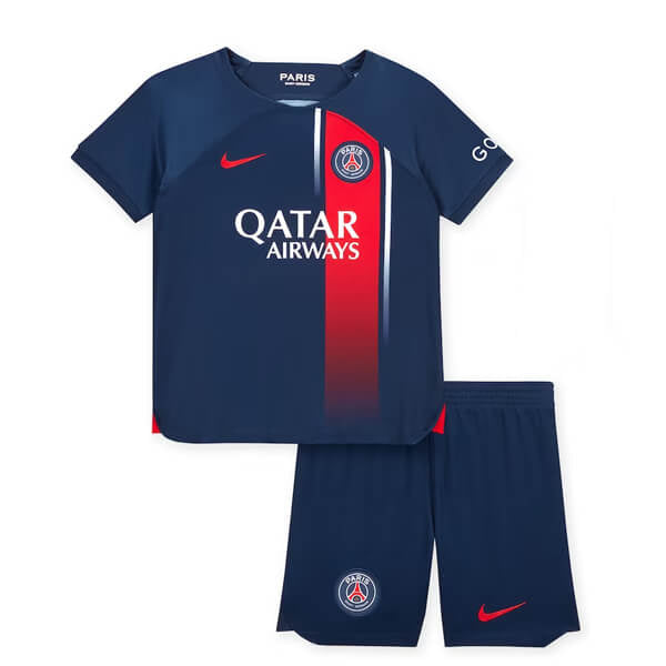 T-shirt and Shorts per Kind PSG home 23/24