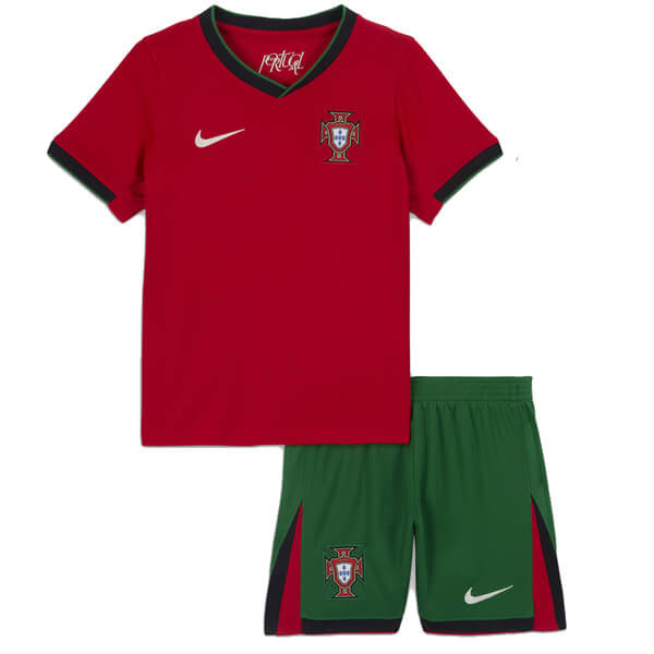 T-shirt and Shorts per Kind Portugal Home 24/25