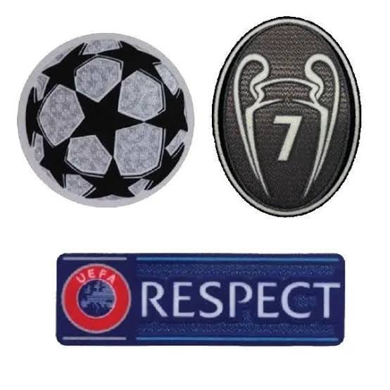 AC Milan Champions League Patch Set