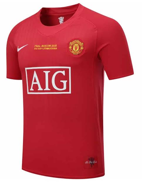 Shirt Retro Manchester United Home 2007/2008