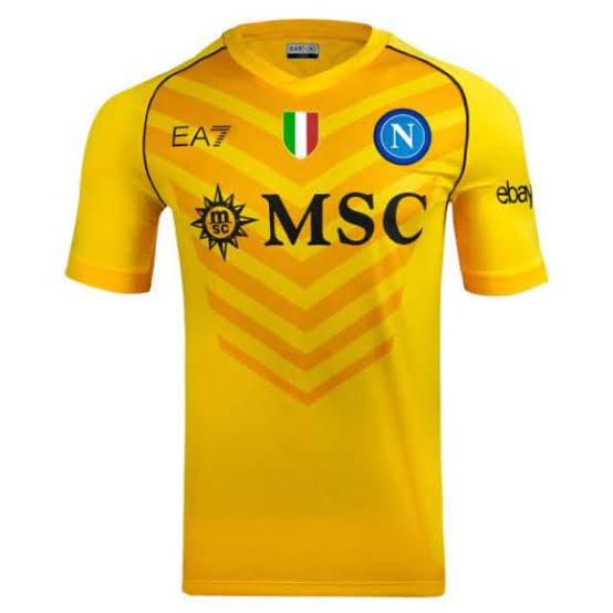 SSC Napoli Shirt Gara Portiere 23/24 -Scudetto