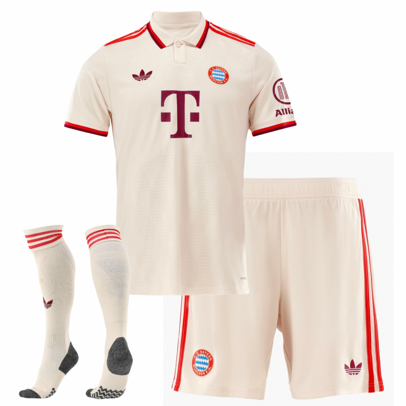 T-shirt and Shorts per Kind Bayern Monaco Third 24/25 -Sokken