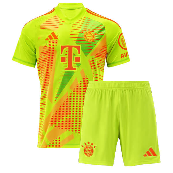 T-shirt and Shorts per Kind Bayern Monaco Portiere 24/25