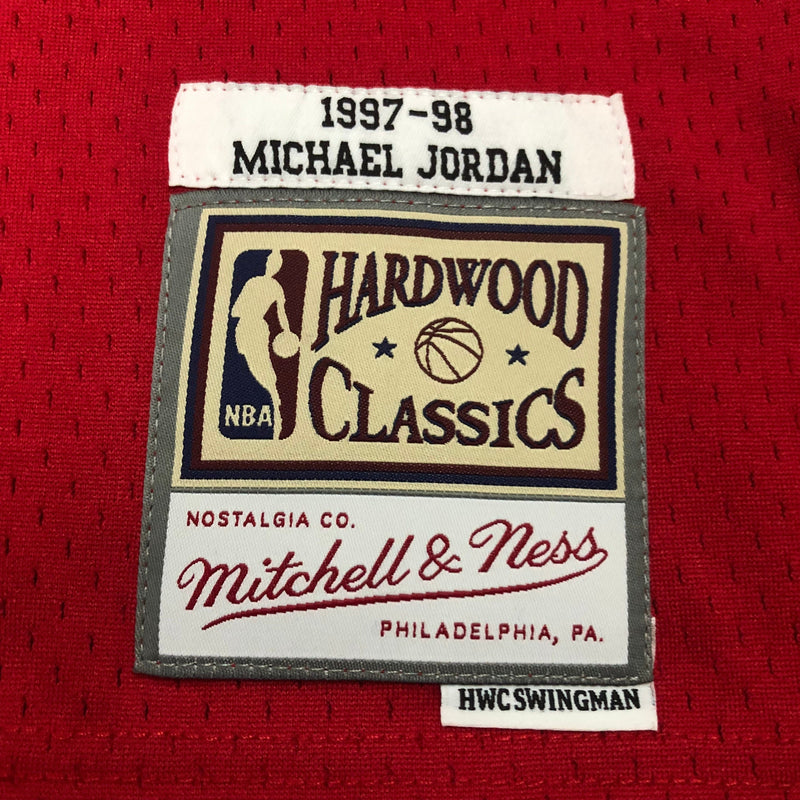 MITCHELL & NESS NBA SHIRT CHICAGO BULLS STRADA FINALI 1997-98 MICHAEL JORDAN