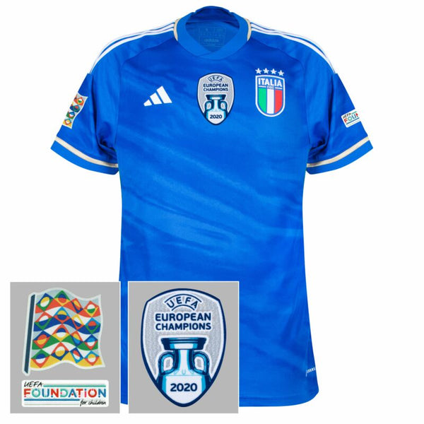 Shirt Italy Home 2023-2024 incl. Set di toppe della Nations League