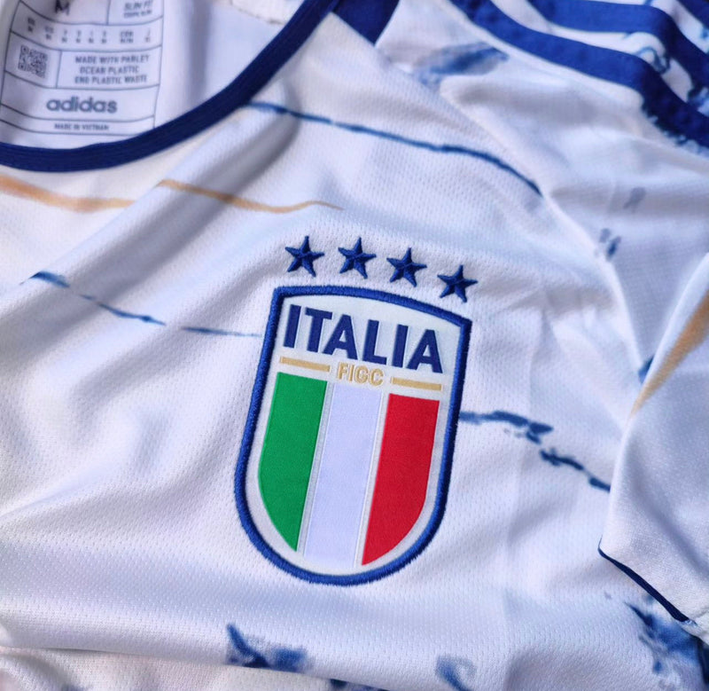 Shirt Italy Away 2023-2024 incl. Set patch di qualificazione Euro 2024