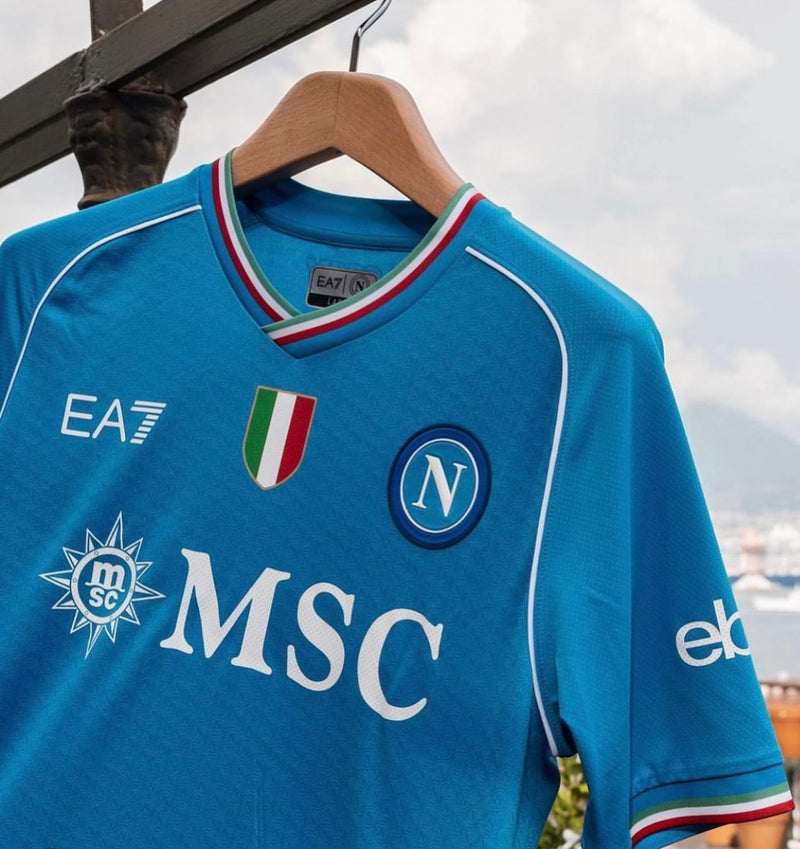 SSC Napoli Shirt Gara Home 23/24 -Scudetto