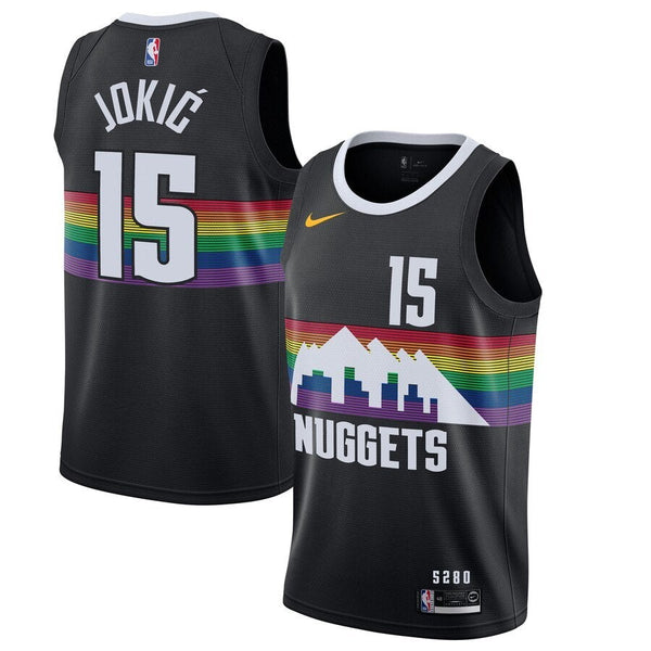 Shirt NBA - Denver Nuggets Bianca - Jokic #15