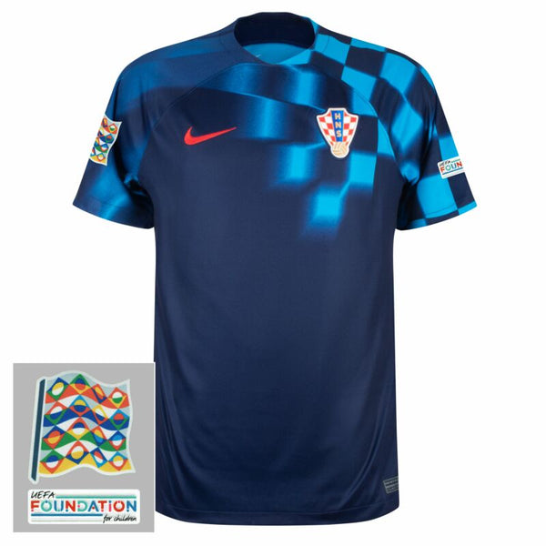 Shirt Croatia Away 2022-2023 incl. Patch della Nations League and della Fondazione