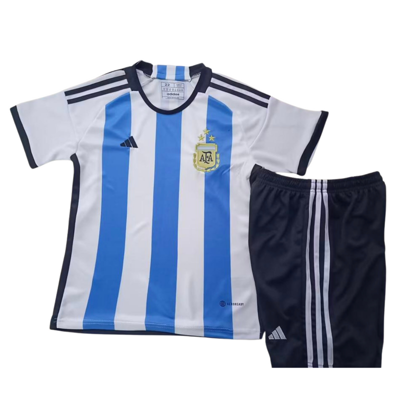 T-shirt and Shorts per Kind Argentina - 3 STELLE - 22/23