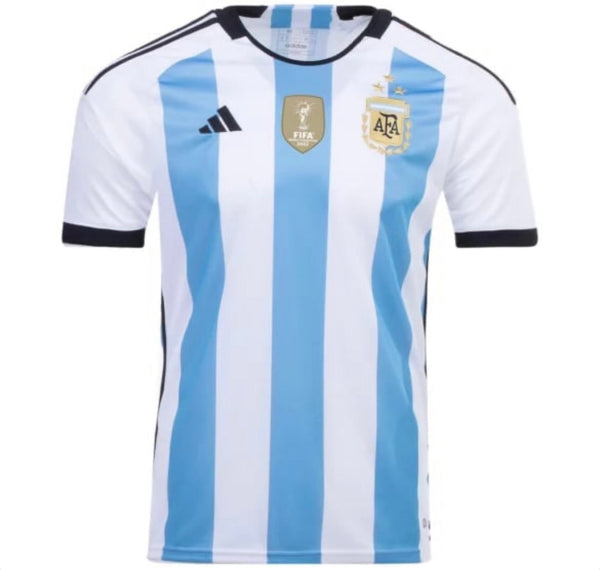 SHIRT ARGENTINA Home - 3 STELLE - 22/23 - CON TOPPA DEL CAMPIONE DELLA COPPA DEL MONDO