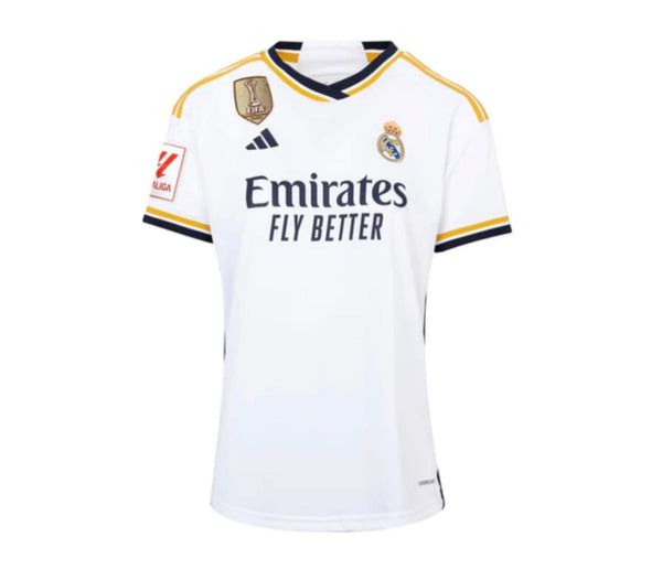 Shirt Real Madrid I 23/24 - Vrouwelijk - Patch La Liga + CWC