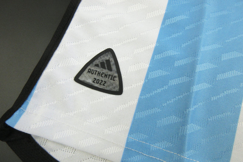 SHIRT ARGENTINA I - 3 STELLE - 22/23 - BIANCA E AZZURRA - VERSIONE GIOCATORE